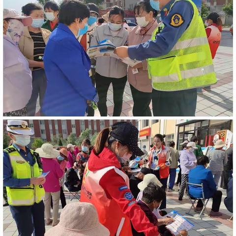 丰安社区联合石空执法大队开展公益宣传活动