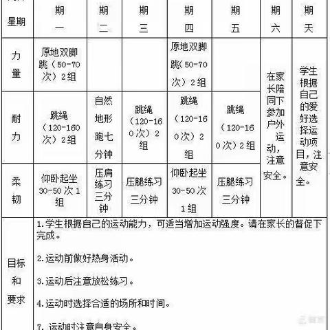 官店镇民族小学六年级二班体育锻炼展示