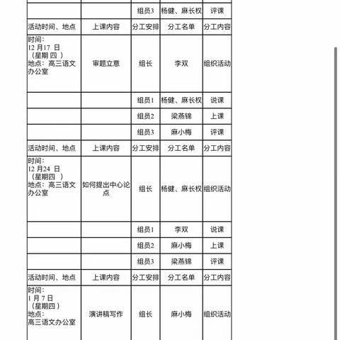 共研修   促成长——高三语文组返岗研修学习简报