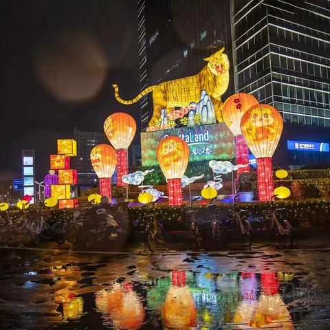 “虎虎生威”  2022年莘庄灯会