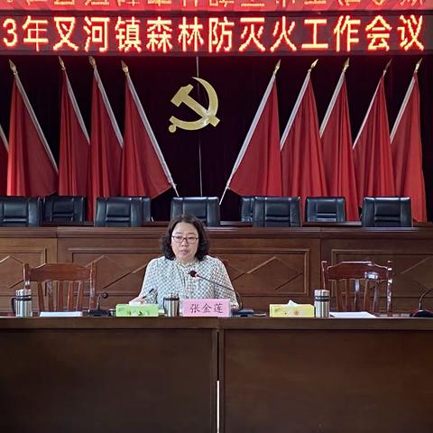 叉河镇召开2023年森林防火工作部署会