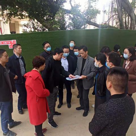 林勉建指挥长带队调研三江口片区重点项目