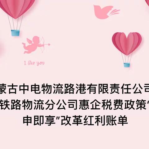 内蒙古中电物流路港有限责任公司锦州铁路物流分公司惠企税费政策“免申即享”改革红利账单