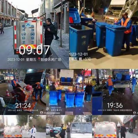 市环卫中心垃圾收集运输大队12月1日工作日报