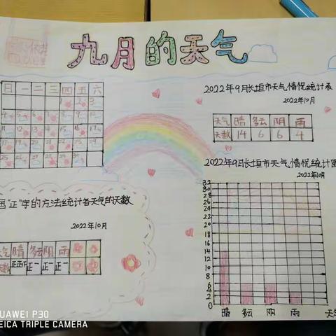 九月的天气                  ——蒲东街道中心小学