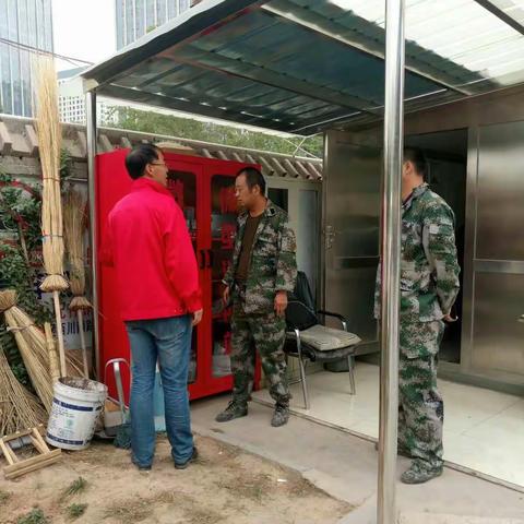 彭家寨镇同城西区消防大队工作人员联合执法