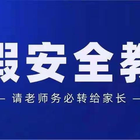 2021年期末工作及暑假安全教育告家长书！——玉湖镇振东小学