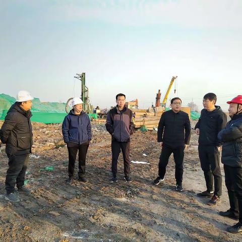 “元旦”不停歇，公路处、工管处现场调度国道G107项目建设