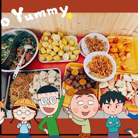 幼儿园美好时光——大拇指幼儿园自助餐活动