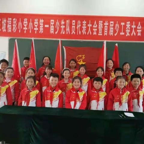 中国少年先锋队程集镇三坡福彩小学隆重召开第一届少先队员代表大会暨首届少工委大会