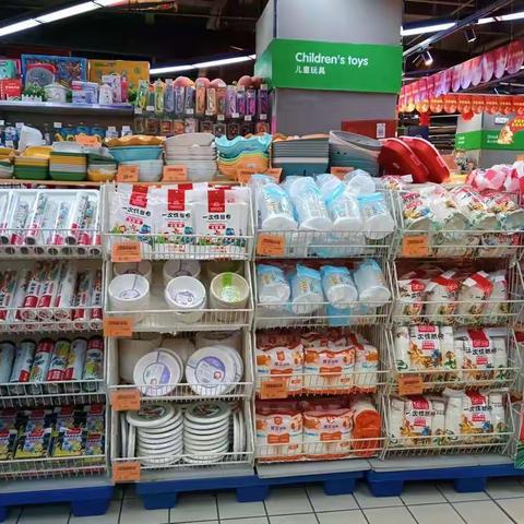 赤壁店百货课堆码、端头打烊陈列图片