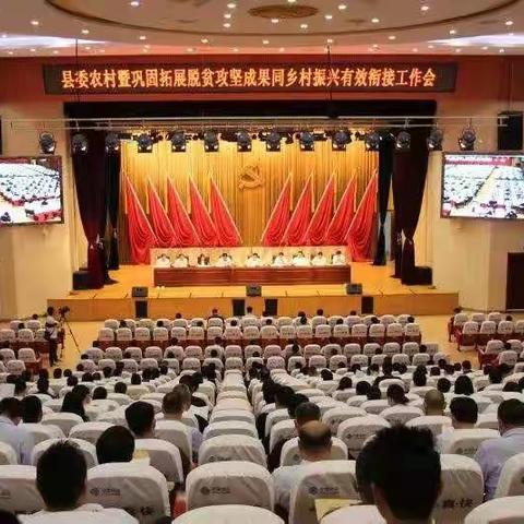 临颍县召开县委农村暨脱贫攻坚与乡村振兴有效衔接工作会