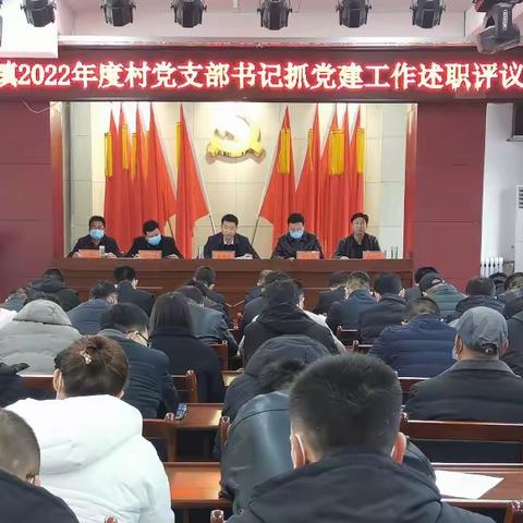 阳川镇召开2022年度村党支部书记抓党建工作述职评议考核大会