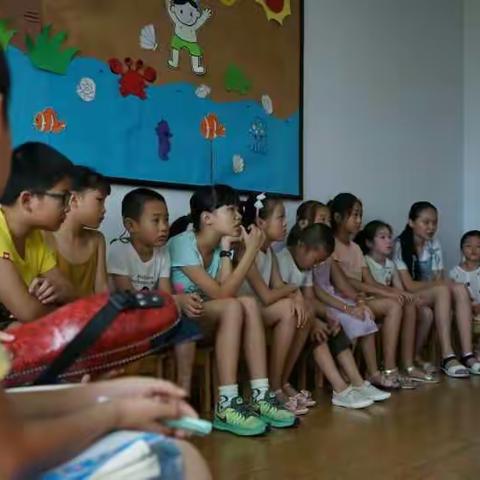 “阳光伙伴携手共成长”夏令营第一天的生活