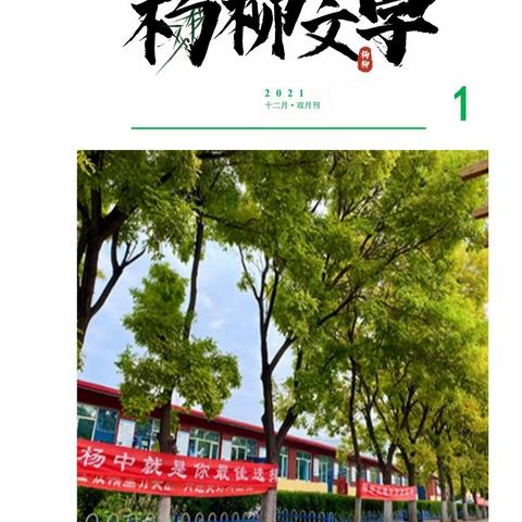 杨柳庄镇中学杨柳文学2021年12月第一期