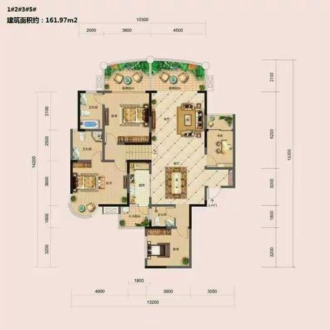 急售江山美墅叠拼4跃5产权207实得260平！6/2/3带三个阳台！只要196万！66629