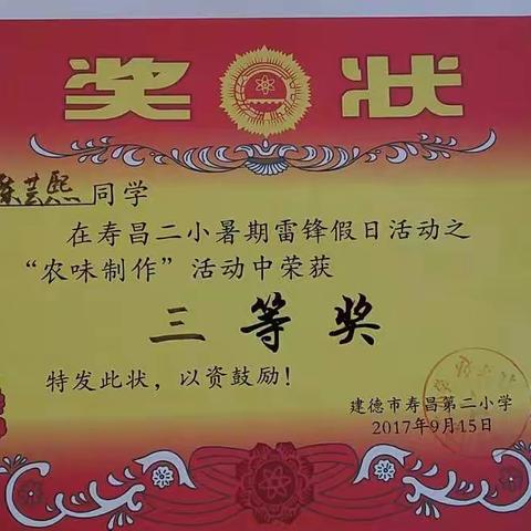 暑期各项比赛成绩