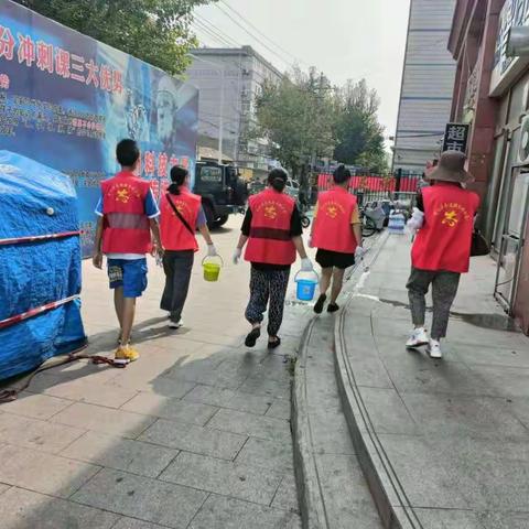 【南不畏难  大道致远】助力创城志愿先行——吕祖庙社区联合帮扶单位水务局共同开展粉刷楼道活动