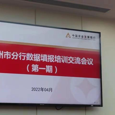 农发行德州市分行成功举办数据填报交流培训