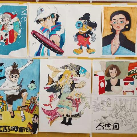 九天书画春季六上书画1班第5次课