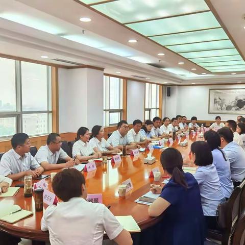 聊城分行韩行长一行前来东营分行交流工作