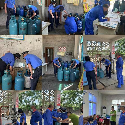 市综合行政执法局美兰分局开展瓶装液化石油气专项整治工作