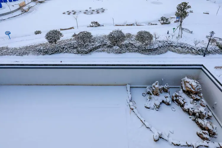 桃园东方雪景