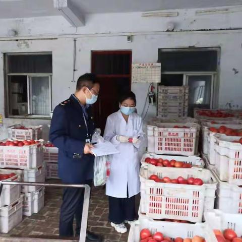 湖滨分局中秋节期间开展食用农产品快速检测