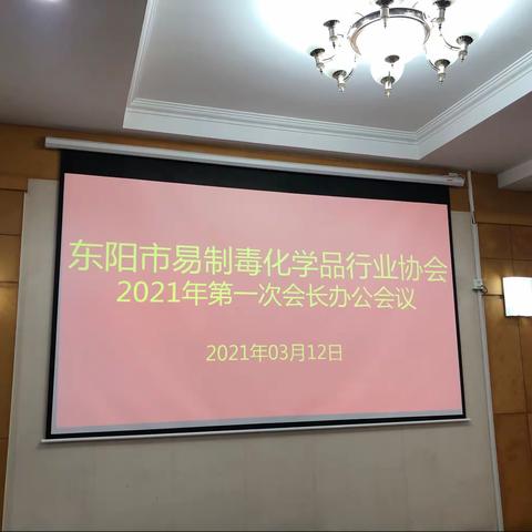 精心谋划，再写新篇/东阳市易制毒化学品行业协会新年会长会议在横店举行