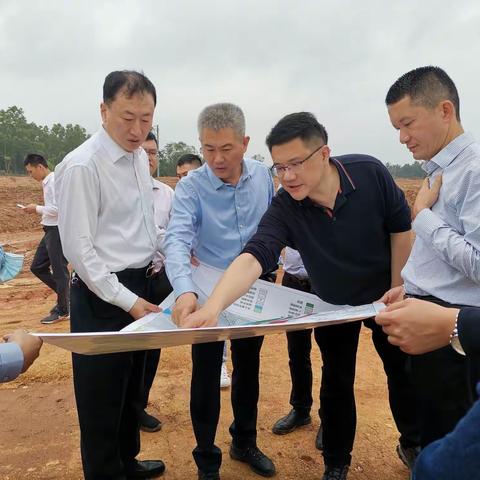 市委常委、副市长邓立松到海口甲子通航产业园区调研重点项目建设工作