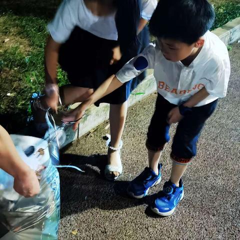 【环城二小一（2）蚯蚓中队胡珈铭暑期实践】垃圾不落地  文明靠大家