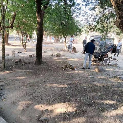 玉龙村迎新年大扫除