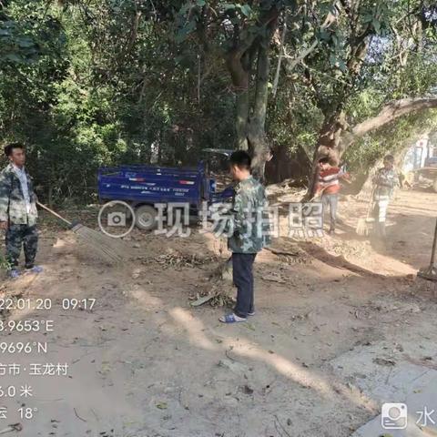 玉龙村践行主题党日活动，持续推进人居环境整治