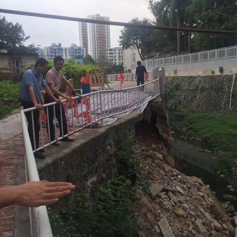 京溪街迎接区三防办督导检查