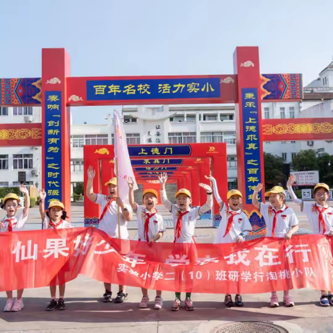 【仙果好少年，学农我在行】7月13日实验小学二（10）班淘桃小队，一起去寻找夏天的味道！