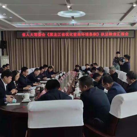 黑龙江省人大常委会对鸡东县贯彻实施优化营商环境条例情况进行执法检查