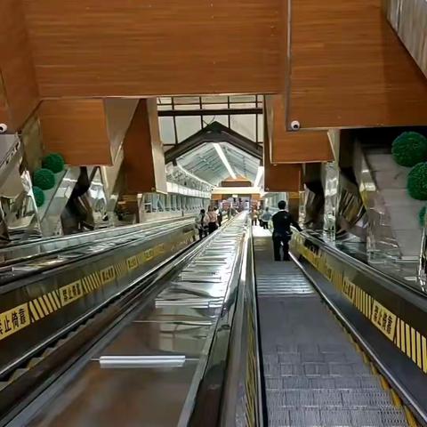 （游渝影记之六）大扶梯和轻轨穿楼过