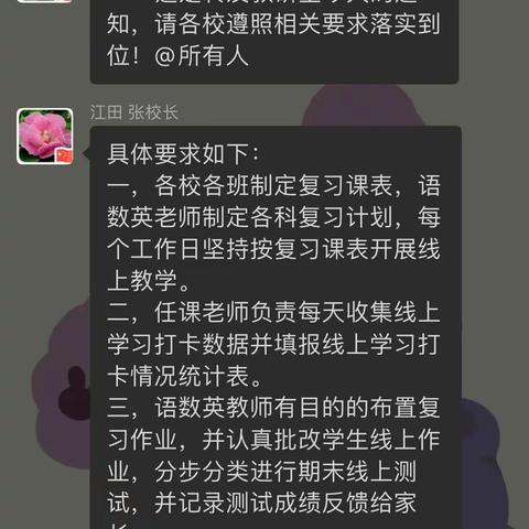 线上有约，学无止境——记江田小学四年级线上学习