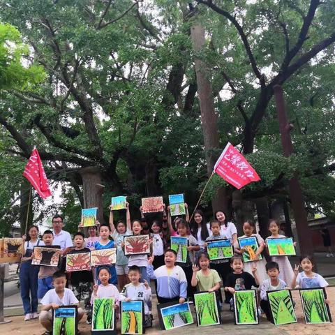 艺缘教育第一届浮来山风景区户外写生活动