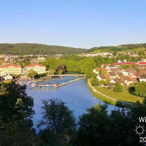 2020.06.01（天主教假日Pentecost Monday）天气晴朗Turgi—Brugg徒步往返13公里