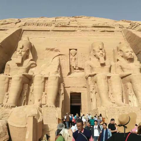 循着记忆游埃及、看着电影游尼罗：（D5）游览阿布辛贝神庙