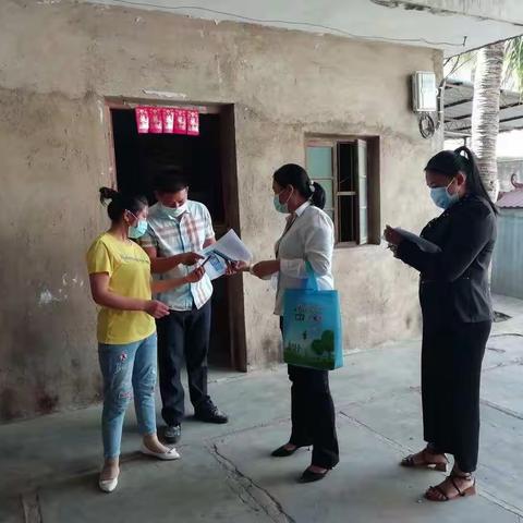 吉阳区人社局到海罗村委会继续开展新型冠状病毒肺炎疫情防控工作简报