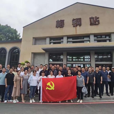 和田昌吉两地州局（公司）在南京大学参加党务干部培训班学员赴梅山钢铁厂参观学习