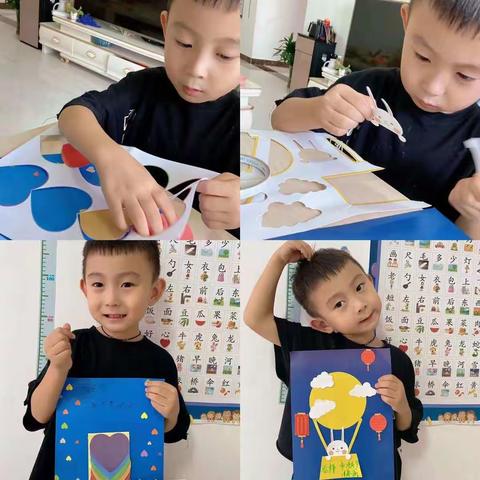 西咸空港小天使幼儿园中三班手工作品展示