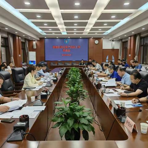 区政府组织召开1-7月固定资产投资工作推进会