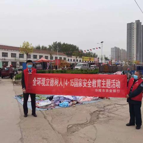 “国家安全教育”走进杨安镇大集