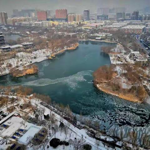 雪后明湖