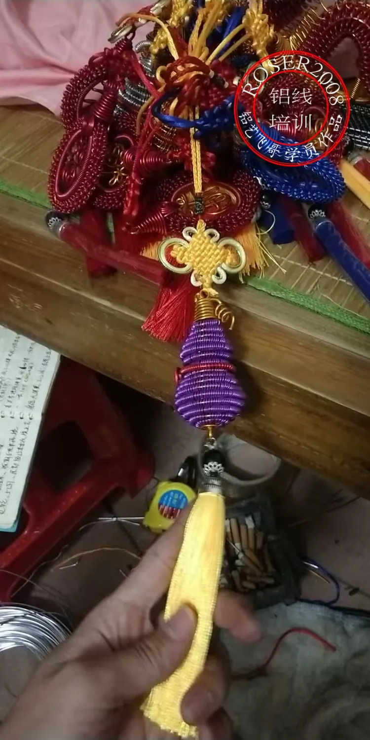 铁丝手工制作福字挂件