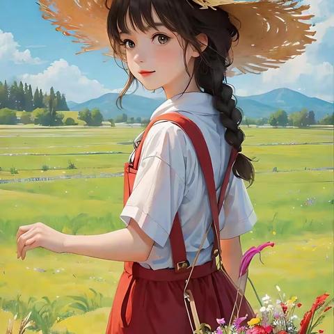 AI+宫崎骏色调-全面屏壁纸