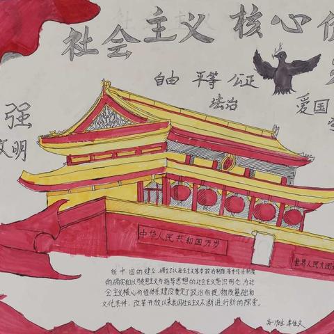 高一十九班军训纪实（三）       （手抄报系列）